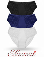 Класически модел бикина с дантела и с отлична покривност на задната част.
Изключително женствен и изискан модел.


- БИКИНА С ВИСОКА ТАЛИЯ
-&nbsp;ВИСОКОКАЧЕСТВЕН ПАМУК с нишка 40*1, която е еднослойно тъкана, което означава Нерециклирана
- мека и еластична дантела в средата отпред и на двете страни
- подсилено памучно дъно
-&nbsp;широки страни, за да има отлично покритие отзад и да заглажда паласките.
- мек и еластичен двойно прегънат ластик за повече стабилно ст и комфорт

Дизайнът на дантелата може да се 