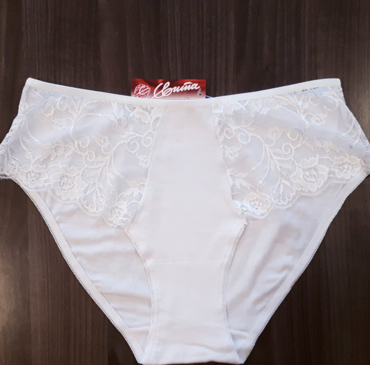 Памучна бикина с висока талия, Jisela, бял, 223