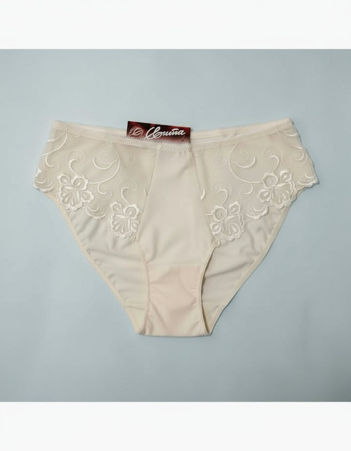 Луксозна бикина от микрофибър и дантела, Jisela Luxe, екрю, 223