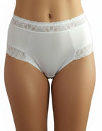 Памучна бикина с висока талия, Velvet cotton, бял, 227