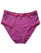 Памучна бикина с висока талия, Velvet cotton, бордо, 227