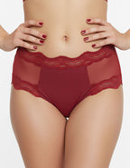 Луксозна бикина от микрофибър, Luxena, бордо , 228