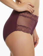 Луксозна бикина от микрофибър, Luxena,патладжан, 228