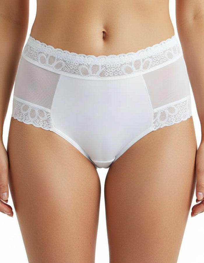 Луксозна бикина от микрофибър, Luxena, бял, 228