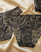 Дантелена бикина с голям памучен детайл отпред, Prima, двуцветна, 253