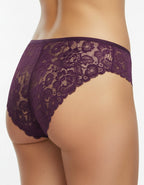 Сет 3 броя дантелени бикини, патладжан, 253