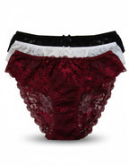 Сет 3 броя дантелени бикини, микс , 253