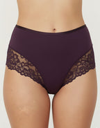 3 броя микс луксозни бикини с висока талия от микрофибър и дантела, 264