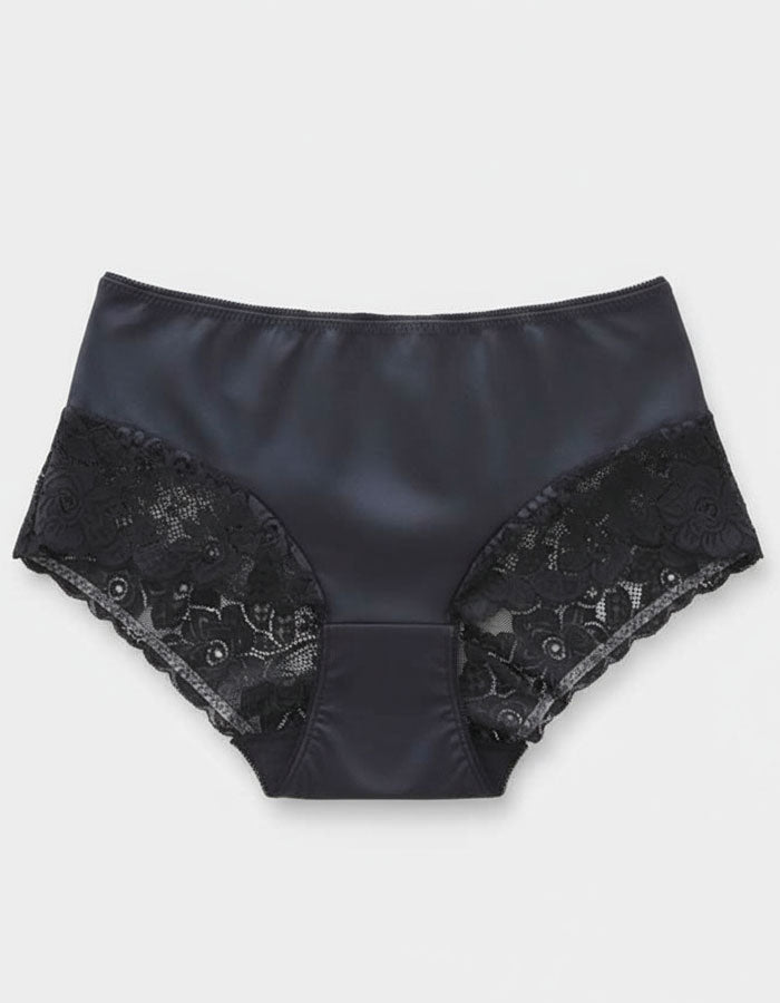 Луксозна бикина/боксер с висока талия, черен, 264