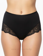 3 броя микс луксозни бикини с висока талия от микрофибър и дантела, 264