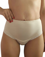 Памучна бикина с висока талия, Need it, бежов, 266