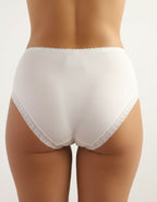 Памучна бикина с висока талия, Need it, бяла, 266