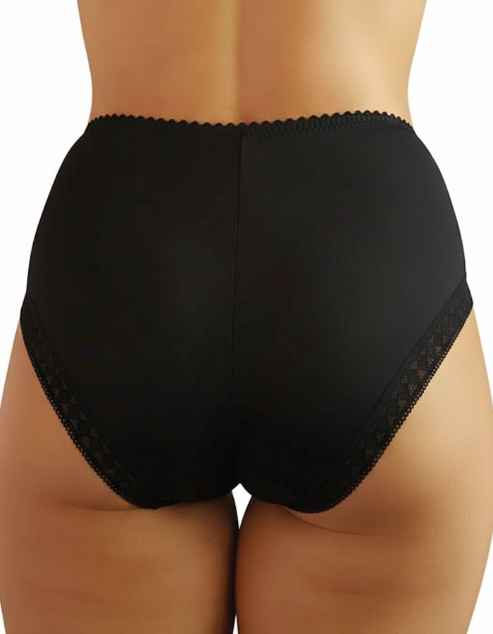 Памучна бикина с висока талия, Need it, черен, 266