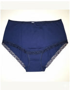 Памучна бикина с висока талия, Need it, тъмно син, 266