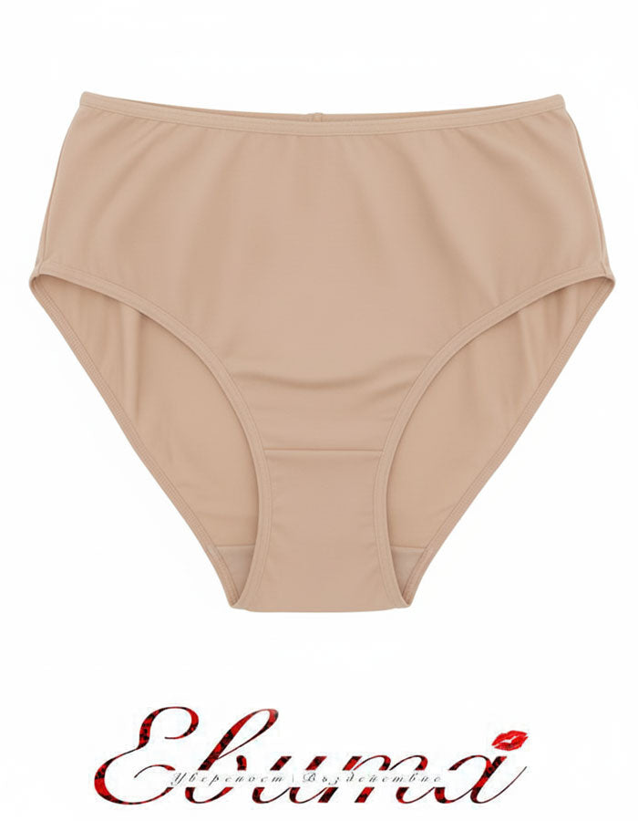 Представяме Ви нашите бикини с висока талия, изработени от висококачествено трико.
Те комбинират изключително комфортен и стил, създаден, за да подчертаят естествената красота и да предложат усещане за увереност през целия ден. Бикините са произведени с внимание към детайла в България, отразявайки стремежа на нашата марка, за да предлага продукти с високо качество и уникален дизайн, който се помни.

Материята е съставена от 90% памук и 10% еластан, осигуряваща нежност при допир и еластичност, която приляга 