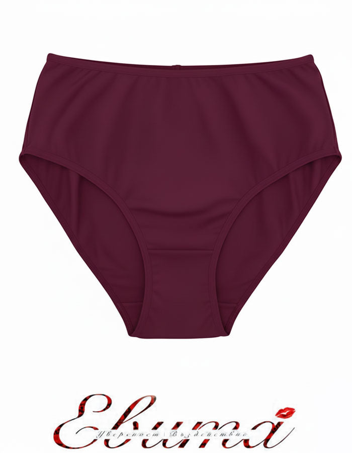 Представяме Ви нашите бикини с висока талия, изработени от висококачествено трико.
Те комбинират изключително комфортен и стил, създаден, за да подчертаят естествената красота и да предложат усещане за увереност през целия ден. Бикините са произведени с внимание към детайла в България, отразявайки стремежа на нашата марка, за да предлага продукти с високо качество и уникален дизайн, който се помни.

Материята е съставена от 90% памук и 10% еластан, осигуряваща нежност при допир и еластичност, която приляга 