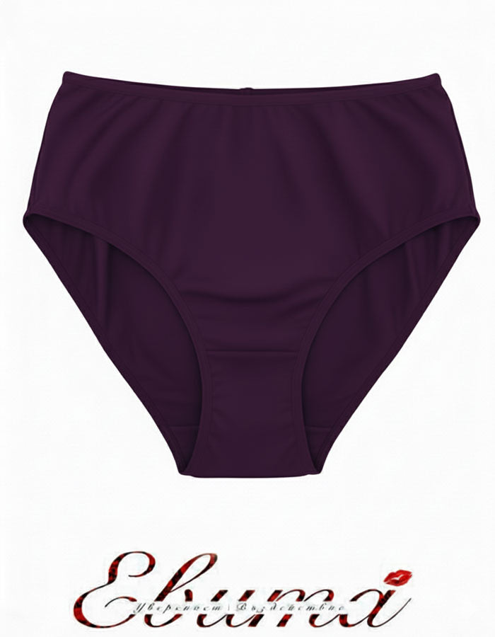 Представяме Ви нашите бикини с висока талия, изработени от висококачествено трико.
Те комбинират изключително комфортен и стил, създаден, за да подчертаят естествената красота и да предложат усещане за увереност през целия ден. Бикините са произведени с внимание към детайла в България, отразявайки стремежа на нашата марка, за да предлага продукти с високо качество и уникален дизайн, който се помни.

Материята е съставена от 90% памук и 10% еластан, осигуряваща нежност при допир и еластичност, която приляга 