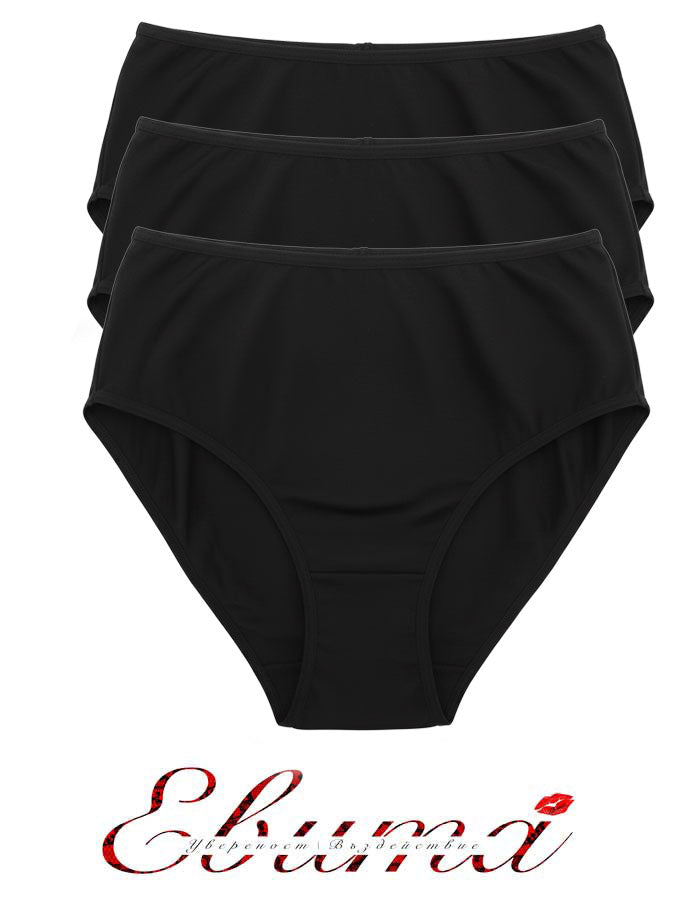 Представяме Ви нашите бикини с висока талия, изработени от висококачествено трико.
Те комбинират изключително комфортен и стил, създаден, за да подчертаят естествената красота и да предложат усещане за увереност през целия ден. Бикините са произведени с внимание към детайла в България, отразявайки стремежа на нашата марка, за да предлага продукти с високо качество и уникален дизайн, който се помни.

Материята е съставена от 90% памук и 10% еластан, осигуряваща нежност при допир и еластичност, която приляга 