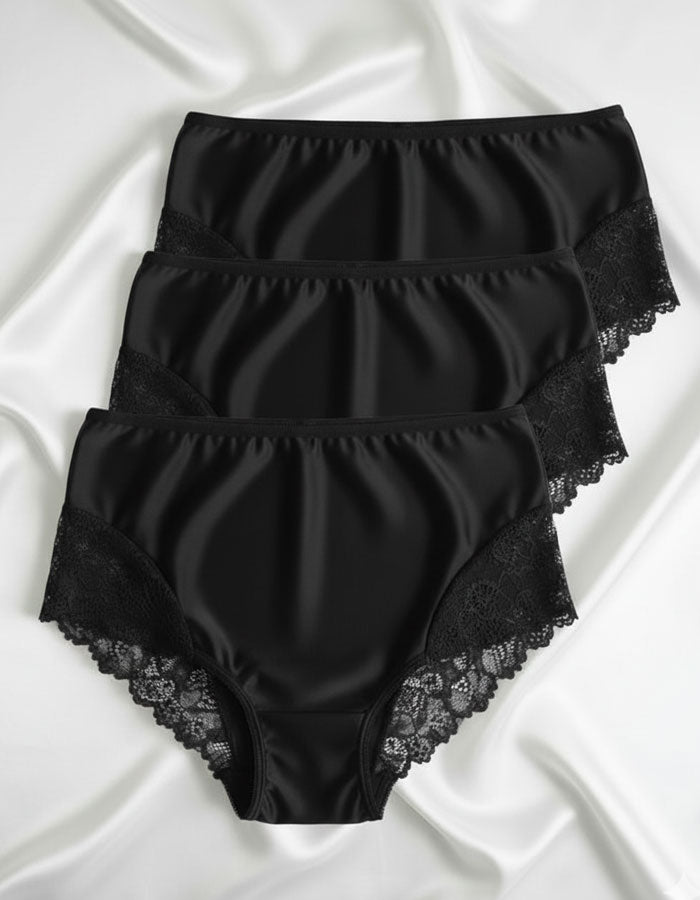 Представяме ви нашата красива бикина с висока талия – перфектно съчетание от микрофибър и дантела, създадено да осигури както стил, така и комфорт. Този изискан модел е идеален за носене под фини дрехи, благодарение на гладката си текстура и изящния дизайн, който не оставя следи и подчертава естествените линии на тялото.

Елегантната дантела добавя нотка на лукс и женственост, докато високата талия поддържа и изважда силуета. Въпреки това, че дизайнът на дантелата може лесно да се различава, всяка бикина от