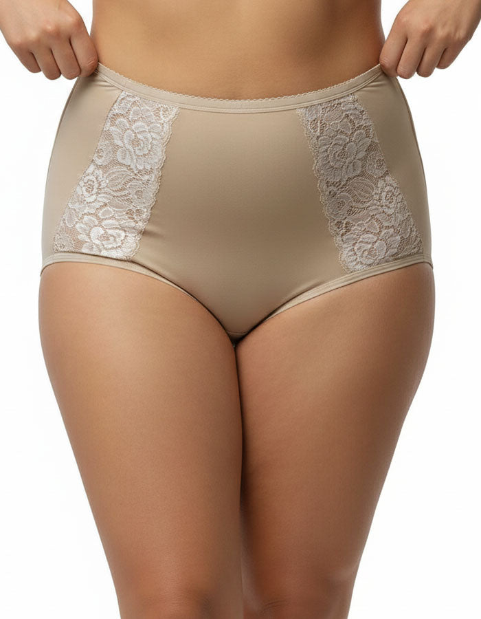 &nbsp;Елегантност и перфектно оформяне – Бикини с висока талия!&nbsp;

Подарете си увереност и комфорт с този стилен и функционален модел! Тези бикини с висока талия не само ще осигурят изящно оформяне на силуета, но и ще ви накарат да се чувствате елегантни и неустоими всеки ден.

&nbsp;Защо ще ги обикнете?&nbsp;
✔ Оформящ ефект – високата талия нежно прибира коремчето и подчертава извивките, без да стяга прекалено.
✔ Луксозни материали – висококачествен микрофибър и фина дантела за перфектен баланс между 