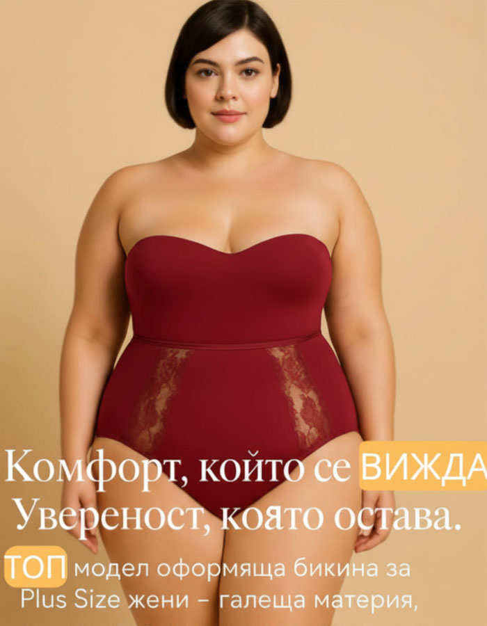 &nbsp;Елегантност и перфектно оформяне – Бикини с висока талия!&nbsp;

Подарете си увереност и комфорт с този стилен и функционален модел! Тези бикини с висока талия не само ще осигурят изящно оформяне на силуета, но и ще ви накарат да се чувствате елегантни и неустоими всеки ден.

&nbsp;Защо ще ги обикнете?&nbsp;
✔ Оформящ ефект – високата талия нежно прибира коремчето и подчертава извивките, без да стяга прекалено.
✔ Луксозни материали – висококачествен микрофибър и фина дантела за перфектен баланс между 