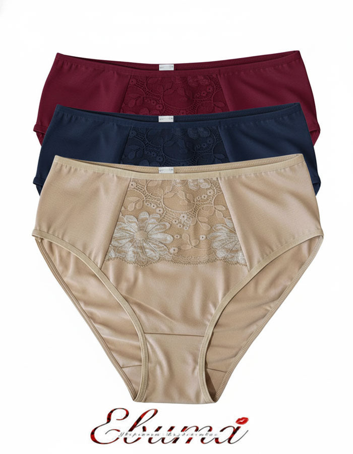 Ново бижу в колекцията – бикина от памук с висока талия и дантелено изящество.

Създадена за жената, която иска удобство без компромис със стила – нашата нова бикина с висока талия комбинира мекотата на висококачествен памук с елегантна дантела, фино положена отпред. Дантелата не само подчертава формата, но и придава усещане за лукс и женственост, докато памукът осигурява комфорт през целия ден.

Този модел нежно заглажда паласките и подчертава талията, като остава невидим под дрехите. Подходящ както за еже