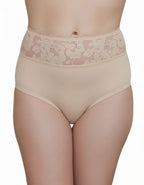 Луксозни бикини с висока талия – комфорт и елегантност в едно

Представяме новия модел бикини с висока талия точно до пъпа, създадени за жени, които искат да съчетаят удобството с изисканата визия.

✔ Меки и еластични микрофибър и дантела – нежно обгръщат тялото и осигуряват лекота през целия ден.
✔ Допълнителен ластик на талията върху дантелата – гарантира стабилност, без да стяга.
✔ Мек и еластичен двойно прегънат ластик на предницата – за деликатна опора и пълен комфорт.
✔ Голямо памучно хигиенно парче –