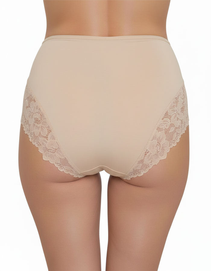 Луксозни бикини с висока талия – комфорт и елегантност в едно

Представяме новия модел бикини с висока талия точно до пъпа, създадени за жени, които искат да съчетаят удобството с изисканата визия.

✔ Меки и еластични микрофибър и дантела – нежно обгръщат тялото и осигуряват лекота през целия ден.
✔ Допълнителен ластик на талията върху дантелата – гарантира стабилност, без да стяга.
✔ Мек и еластичен двойно прегънат ластик на предницата – за деликатна опора и пълен комфорт.
✔ Голямо памучно хигиенно парче –