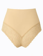 Оформяща бикина с висока талия, бежово, 287