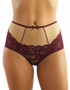 &nbsp; &nbsp;Завладяващият блясък на неустоим дизайн, обременен с красива визия, атрактивни комбинации, в едно с изискаността на еластичната дантела ще създадат уникален модел бикина от микрофибър и дантела с Висока талия.
&nbsp; Съчетание от Комфорт и Сексапил, този модел не само приковава погледа с вълнуващ дизайн, но и осигурява Удобство и Функционалност.
&nbsp; Изпълнено с внимание към детайлите, дизайнът на дантелата може лесно да варира, но винаги с оглед на най-високото качество. Очарователен дизайн,