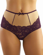 &nbsp; &nbsp;Завладяващият блясък с неустоим дизайн, обременен с красива визия, атрактивни комбинации, в едно с изискаността на еластичната дантела ще създадат уникален модел бикина от микрофибър и дантела с Висока талия.
&nbsp; Съчетание от Комфорт и Сексапил, този модел не само приковава погледа с вълнуващ дизайн, но и осигурява Удобство и Функционалност.
&nbsp; Изпълнено с внимание към детайлите, дизайнът на дантелата може лесно да варира, но винаги с оглед на най-високото качество. Очарователен дизайн, 