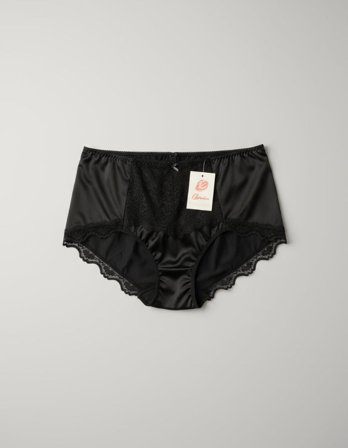 Луксозна бикина с висока талия от микрофибър и дантела, 295