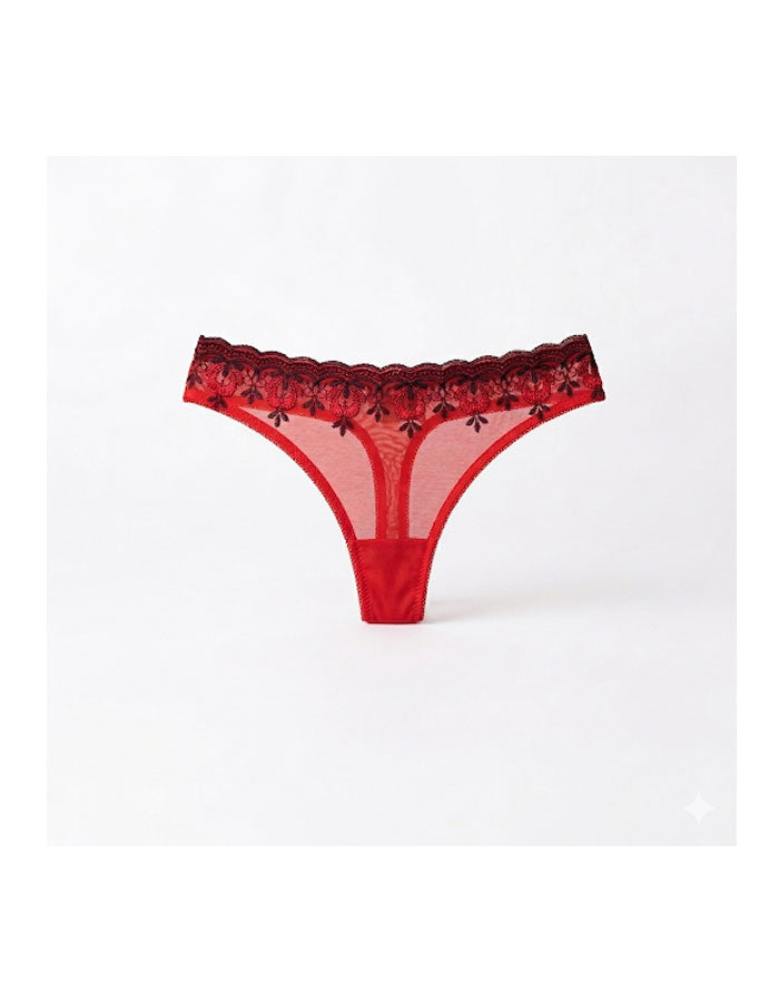 Луксозна прашка с бродерия, Red Romance, 358