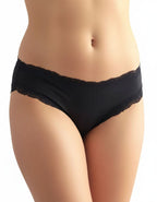 Красив и удобен модел бразилиана от висококачествено трико и нежна дантела по крачолите и талията.
На талията е добавен ластик за повече комфорт.
Моделът е с нормална талия.&nbsp;
Прекрасен и удобен модел.
Дизайнът на дантелата може да се различава от този на снимката, но рядко.
Отлично качество
Произведено в България
Състав: 90% памук и 10% еластан