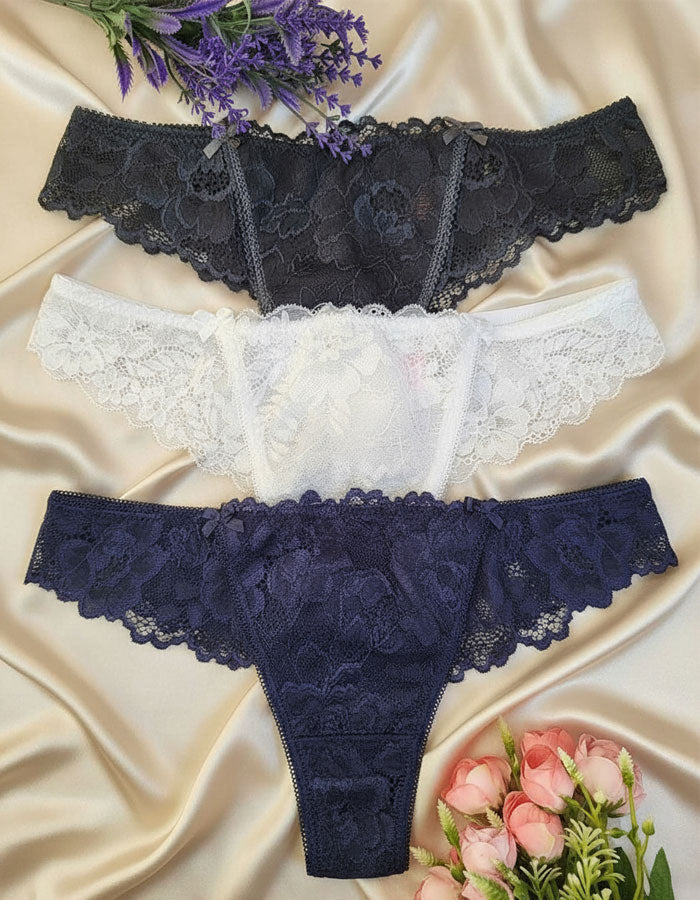 3 броя дантелени бразилиани, 407