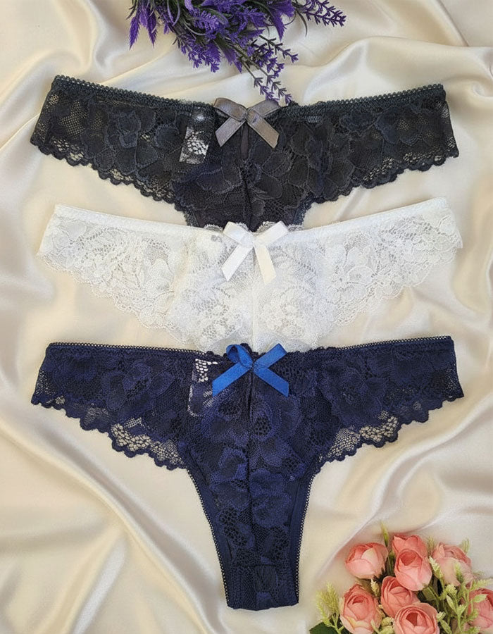 3 броя дантелени бразилиани, 407