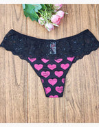 Луксозна бразилиана от фин микрофибър и дантела, 408