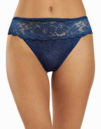 Луксозна бразилиана от дантела, тъмно син, 408