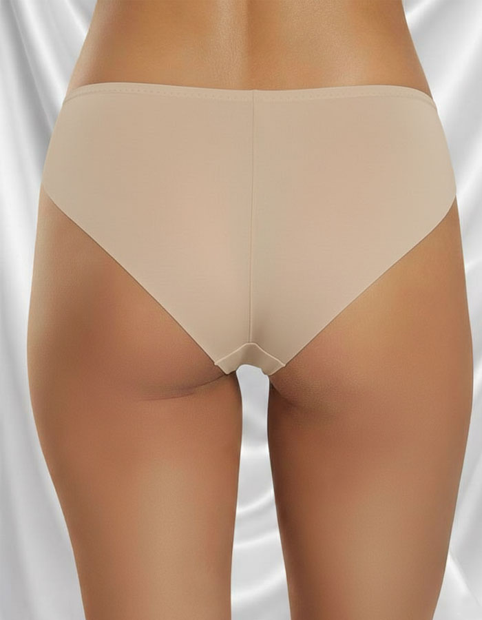 Уникален модел "Бразилиана от Двоен Микрофибър"  бежов , 414