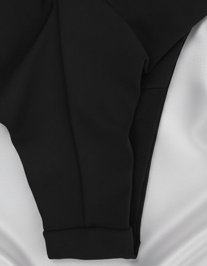 Уникален модел "Бразилиана от Двоен Микрофибър"  черен , 414