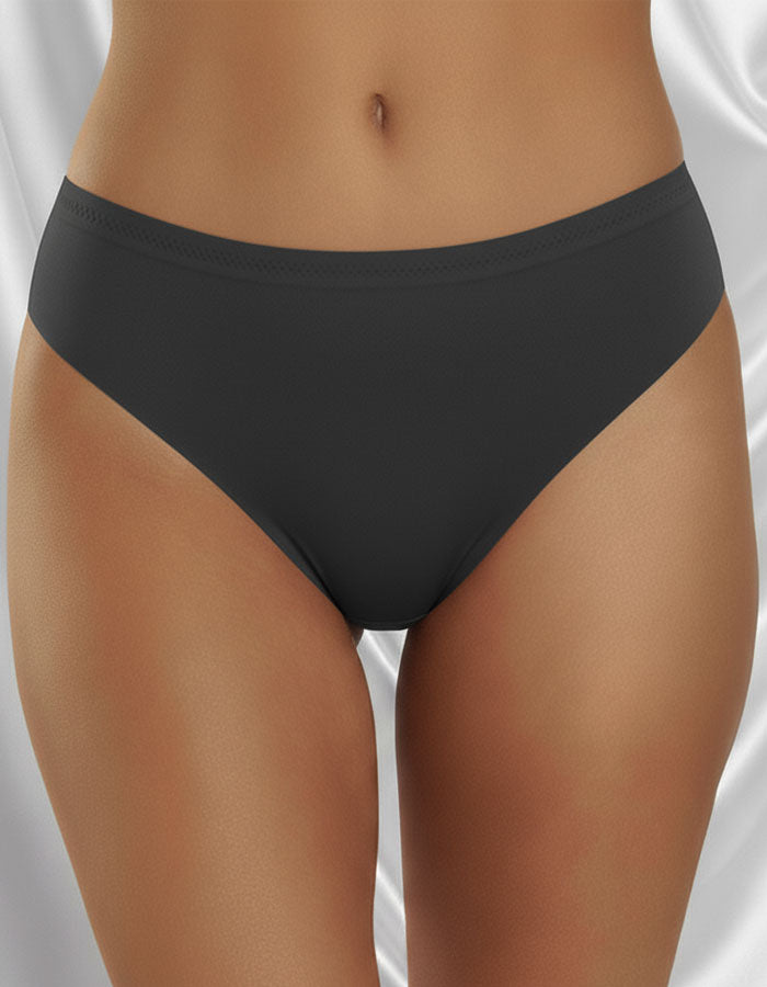 Уникален модел "Бразилиана от Двоен Микрофибър" тъмно сив, 414