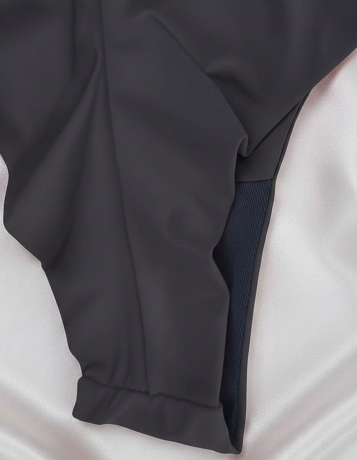 Уникален модел "Бразилиана от Двоен Микрофибър" тъмно сив, 414