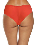 Уникален модел "Бразилиана от Двоен Микрофибър" червен, 414