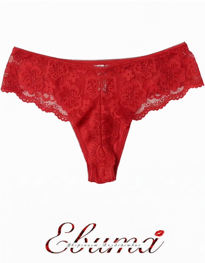 Потопете се в изтънчената изкусителност на тази дантелена бразилиана с нормална талия.
Съчетание от елегантност и сексапил, тя подчертава естествените ви форми с деликатен и женствен дизайн.
Изработена от висококачествени материали, тази бразилиана обещава несравним комфорт и издръжливост.
Дантелата, която нежно обгръща тялото е фина и прецизно изработена, а всеки модел е уникален с възможни малки вариации в дизайна.
Произведена с любов от Евита, тя е създадена да подчертае вашата красота и увереност.

- ме