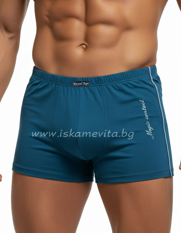 Мъжки боксер от нерециклиран памук – комфорт и стил от Royal Tiger

Открийте удобството и качеството на мъжките боксерки Royal Tiger, създадени за мъже, които държат на естествените материи и безупречния стил.
Изработени от 90% нерециклиран памук и 10% еластан, тези боксерки осигуряват невероятна мекота и дишащ комфорт през целия ден.

✔ Удобни крачоли – осигуряват свобода на движение без впиване или разтягане.
✔ Актуални акценти – модерен дизайн, съчетан с прецизни детайли за стилна визия.
✔ Българско прои