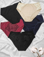 Пакет "Нежност и Увереност" – Бикини с висока талия от мек памук
Погрижи се за тялото си с внимание и стил!

Този изискан пакет включва пет чифта бикини с висока талия, изработени от мек, дишащ памук с добавка на еластан, който нежно приляга към тялото и осигурява свобода на движение през целия ден.

&nbsp;♦ В нашето производство на памучно бельо залагаме само на най-доброто – и именно затова използваме висококачествена нишка памук 40/1.
Това не е просто материя, а израз на Комфорт, Грижа за кожата и Стил, 