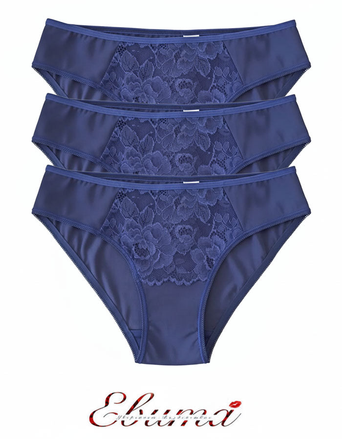 &nbsp;Бикини Evita, Създадени за Вашето Въздействие!&nbsp;
Защо да Изберете Тези Бикини?&nbsp;

Несравним Комфорт: Изработени от висококачествен микрофибър, тези бикини предлагат невероятно приятно усещане върху кожата за целия ден. Забравете за дразненето – насладете се на мекота.

Елегантна Визия: Класическият дизайн е съчетан с фина, артистична дантела, която превръща ежедневния Ви избор в част от Вашата луксозна колекция. Те са секси и елегантно бельо едновременно!

Идеална Форма: Моделът е проектиран д