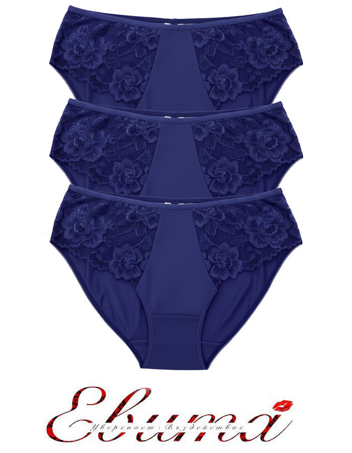 Класически модел бикина с дантела и с отлична покривност на задната част.
Изключително женствен и изискан модел.


- БИКИНА С ВИСОКА ТАЛИЯ
-&nbsp;ВИСОКОКАЧЕСТВЕН ПАМУК с нишка 40*1, която е еднослойно тъкана, което означава Нерециклирана
- мека и еластична дантела в средата отпред и на двете страни
- подсилено памучно дъно
-&nbsp;широки страни, за да има отлично покритие отзад и да заглажда паласките.
- мек и еластичен двойно прегънат ластик за повече стабилно ст и комфорт

Дизайнът на дантелата може да се 