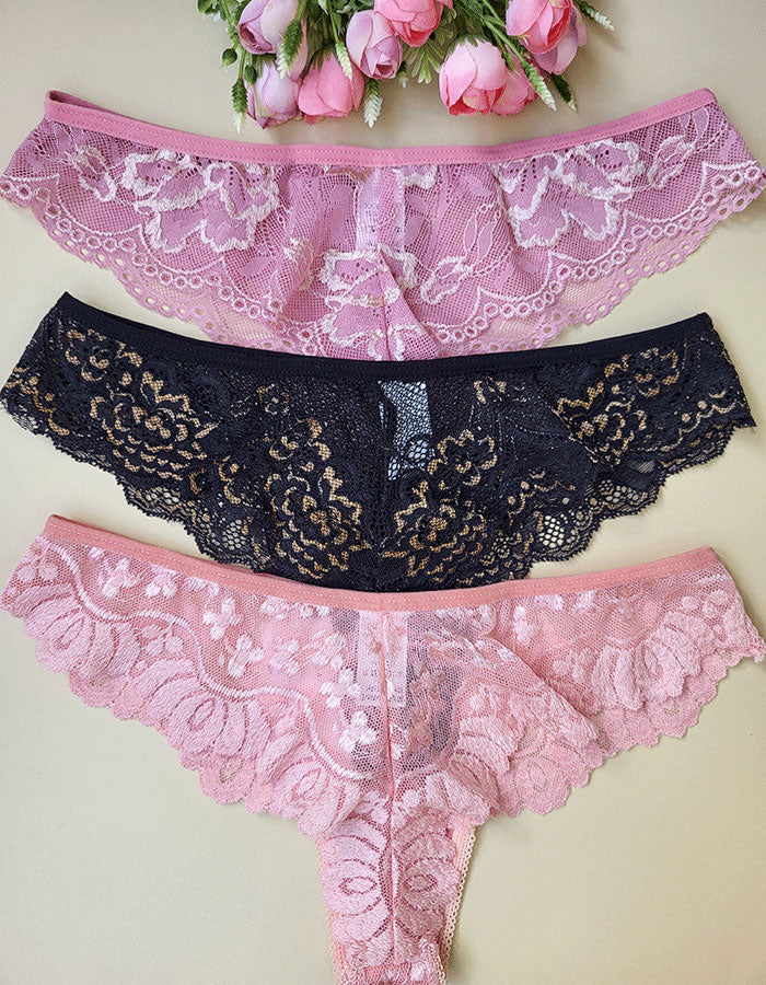 Красива, секси дантелена бразилианка.
Моделът е с ниска талия и с удобно отделно прикачено дъно без тигел на предна долна зона.
Дизайнът на дантелата може да се различава от този на снимката, но рядко.
Отлично качество
Произведено в България
Състав: 88% полиамид и 12% еластан