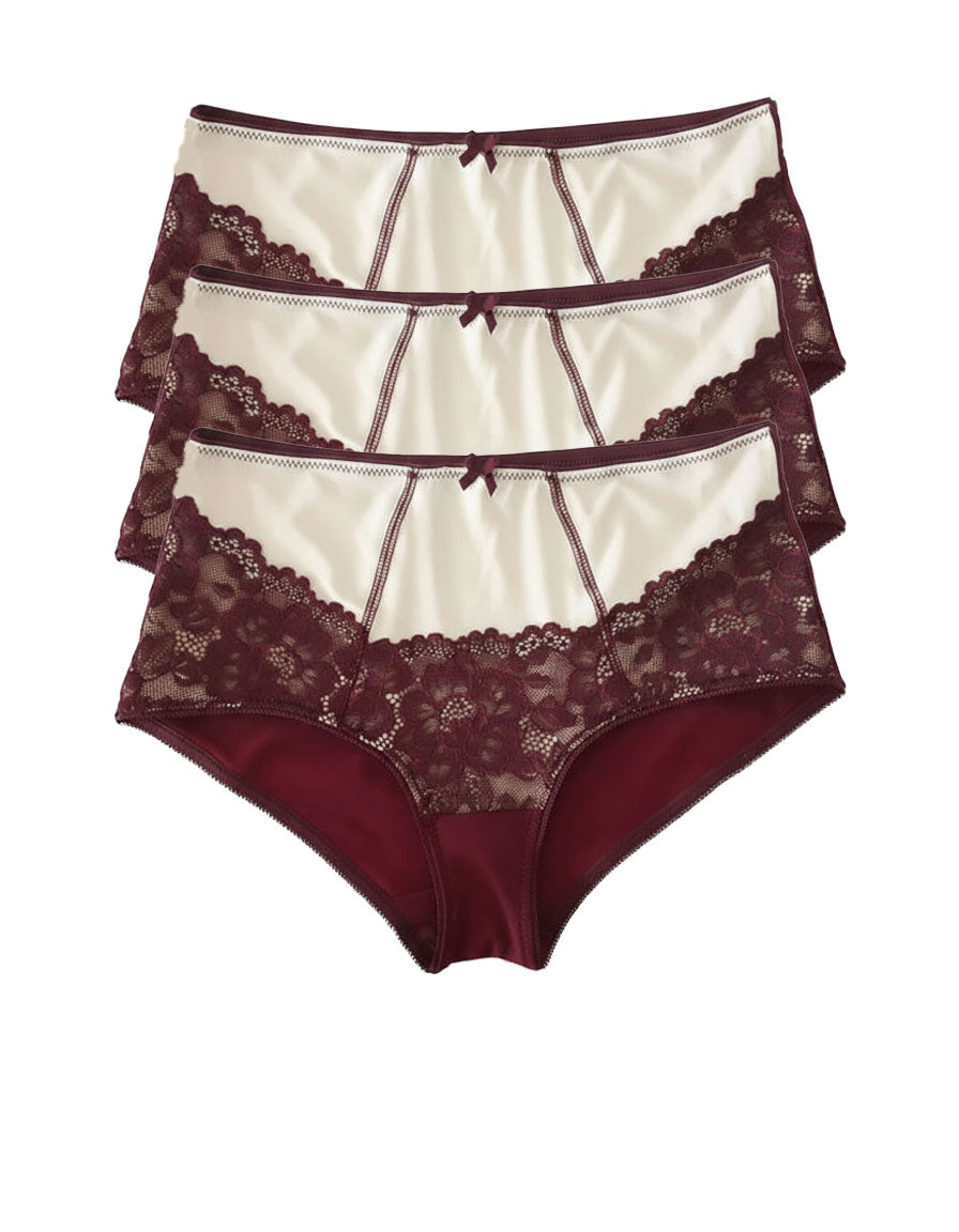 &nbsp; &nbsp;Завладяващият блясък с неустоим дизайн, обременен с красива визия, атрактивни комбинации, в едно с изискаността на еластичната дантела ще създадат уникален модел бикина от микрофибър и дантела с Висока талия.
&nbsp; Съчетание от Комфорт и Сексапил, този модел не само приковава погледа с вълнуващ дизайн, но и осигурява Удобство и Функционалност.
&nbsp; Изпълнено с внимание към детайлите, дизайнът на дантелата може лесно да варира, но винаги с оглед на най-високото качество. Очарователен дизайн, 